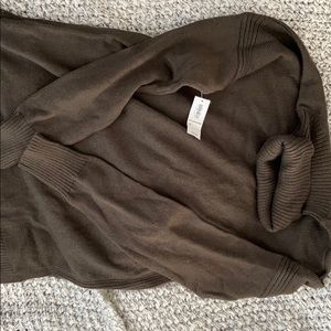 Olive green turtleneck